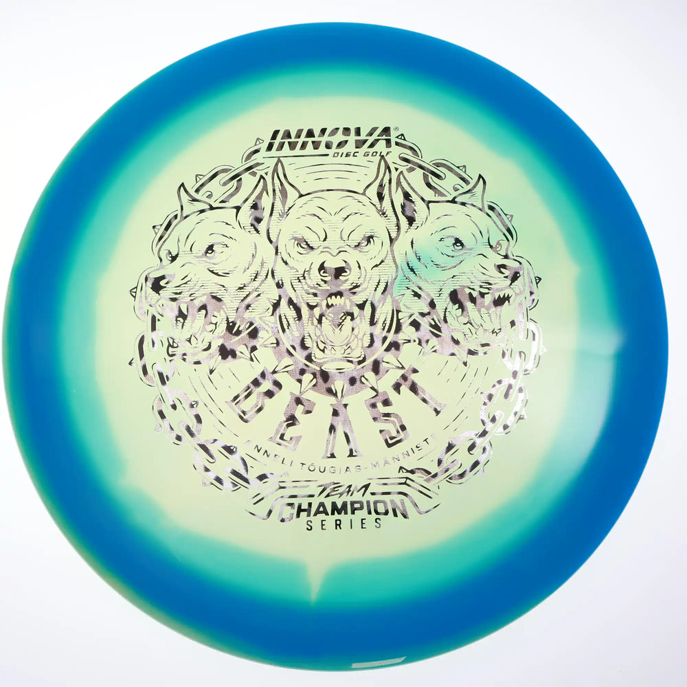 #04 / 173.3g / Blue/Silver and Black spots